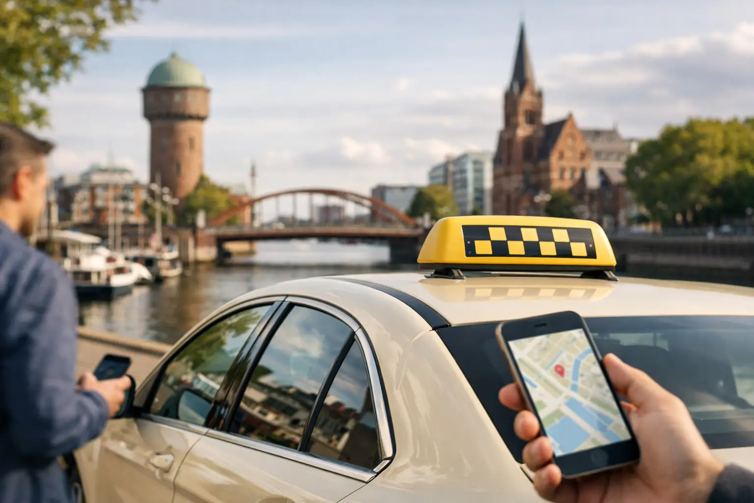 Taxi Harburg buchen - schnell und verlässlich